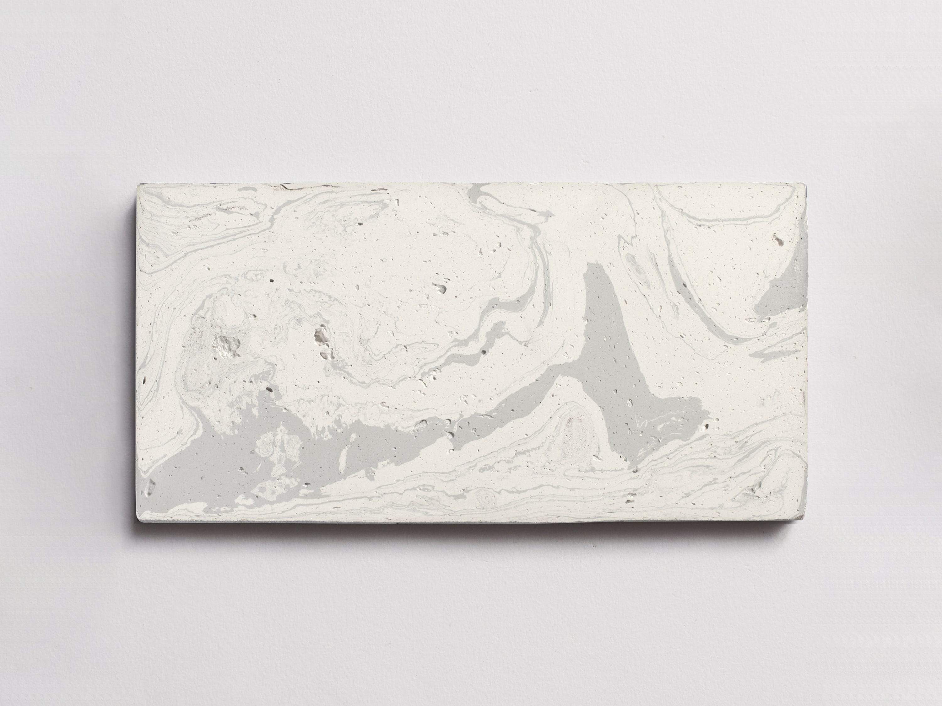 tavella cotto variegato grey on white| fornace brioni | clé tile