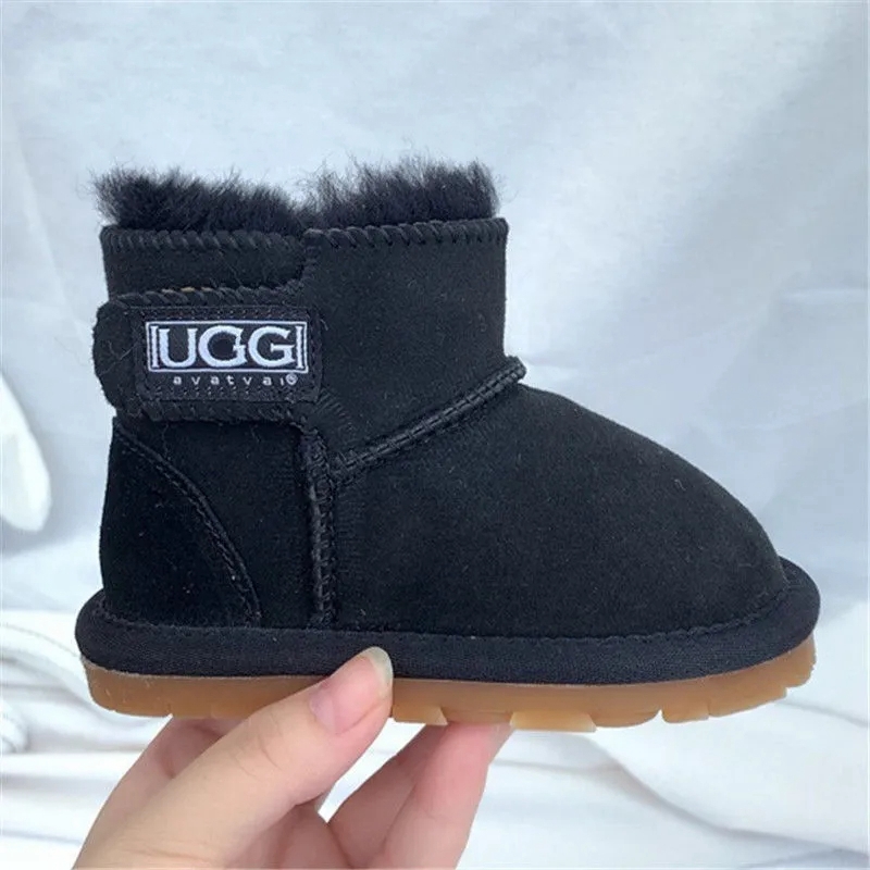 冬 UGG アグ ムートンブーツ子供キッズ 靴 男の子 女の子スノーブーツ