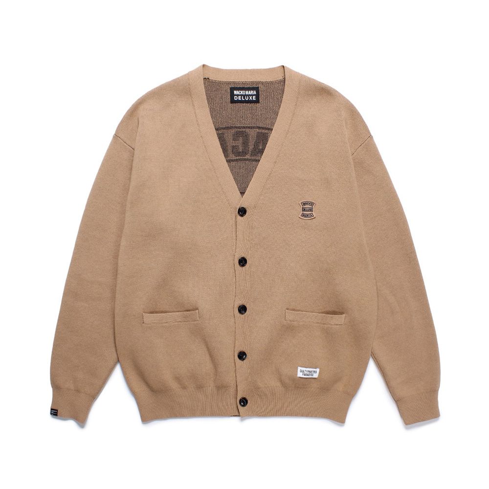 DELUXE - WACKO MARIA × DELUXE / CARDIGAN - BEIGE / 24SDWM3000