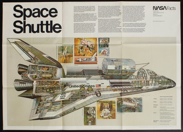 Space Shuttle - NASA (2) | Original Vintage Poster | Chisholm