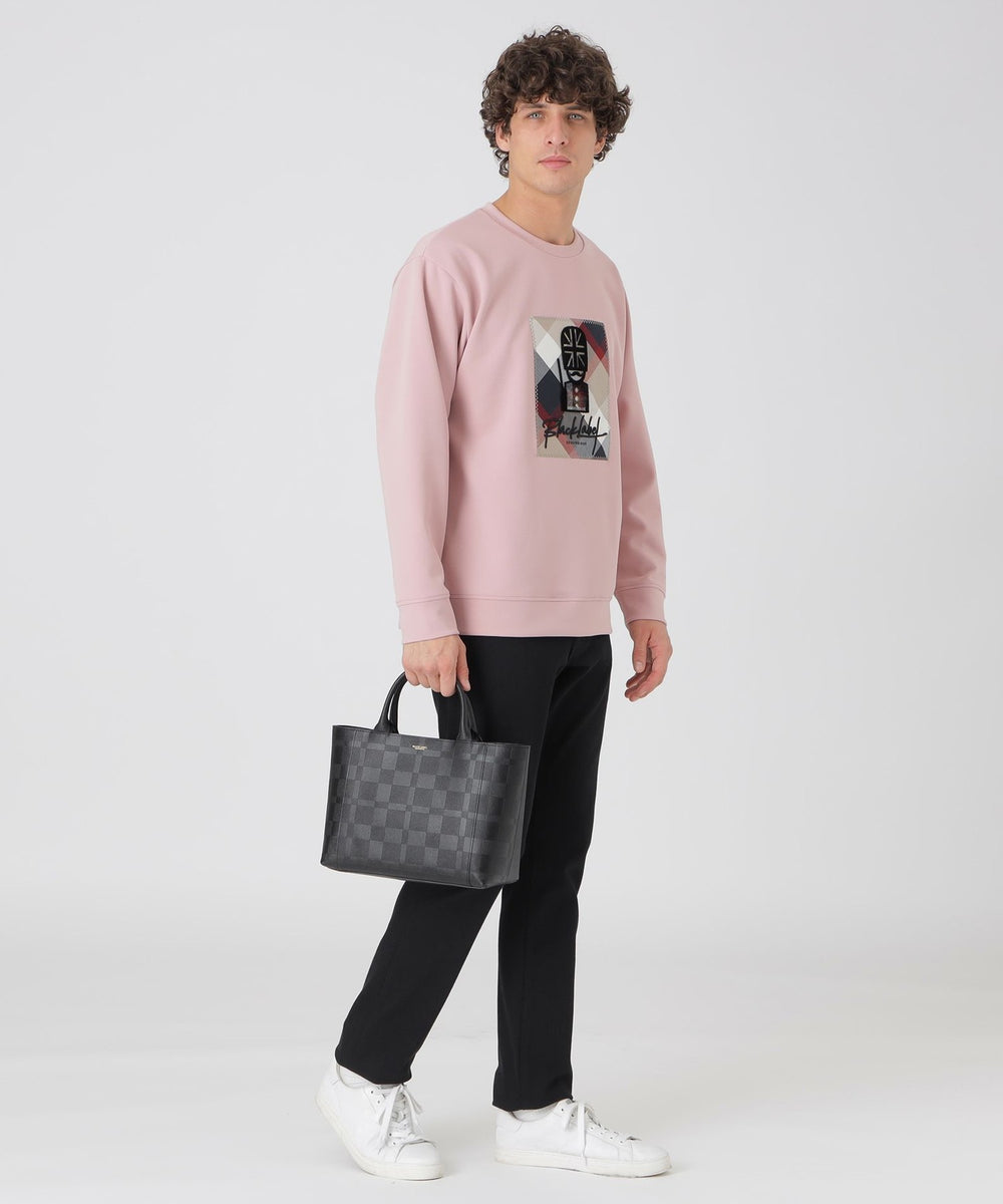 エンボスチェックドライビングトート（バッグ）｜BLACK LABEL