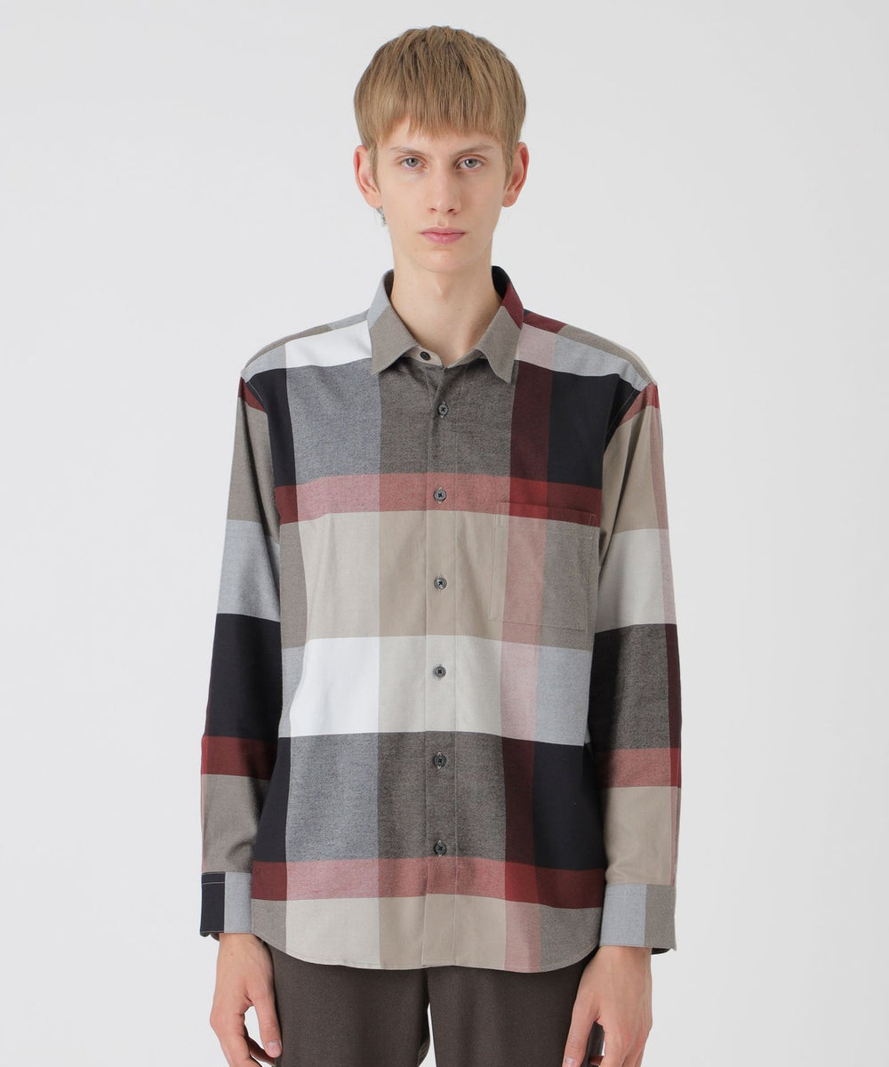 フランネルクレストブリッジチェックシャツ（カジュアルシャツ