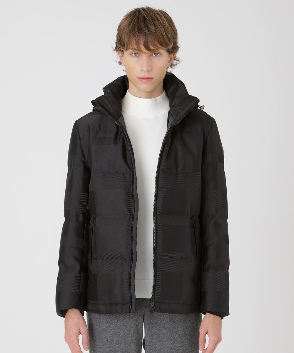シャドーチェックカルゼダウン（ブルゾン）｜BLACK LABEL CRESTBRIDGE