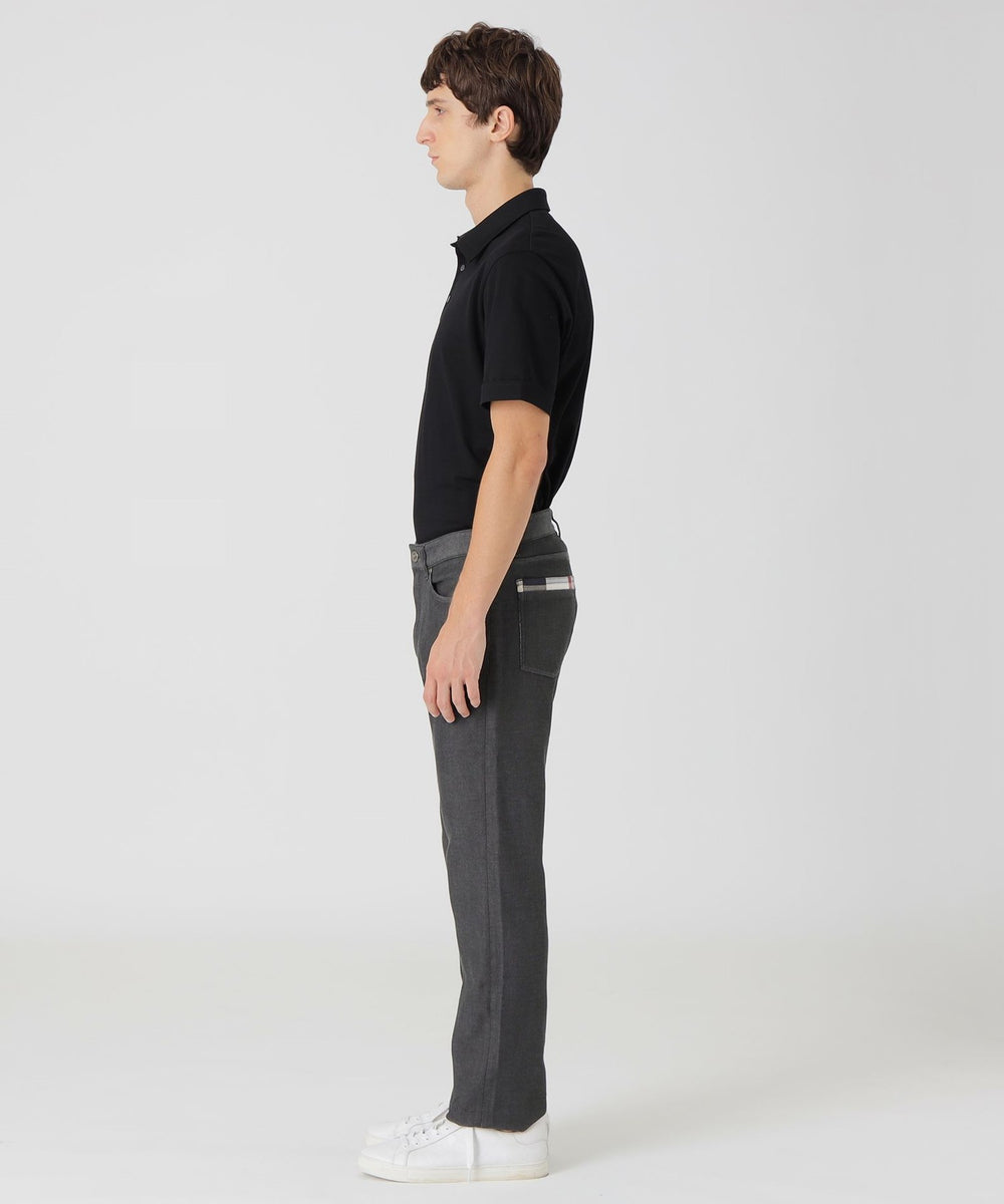 ダブルフェイスクレストブリッジチェックデニムパンツ（カジュアル