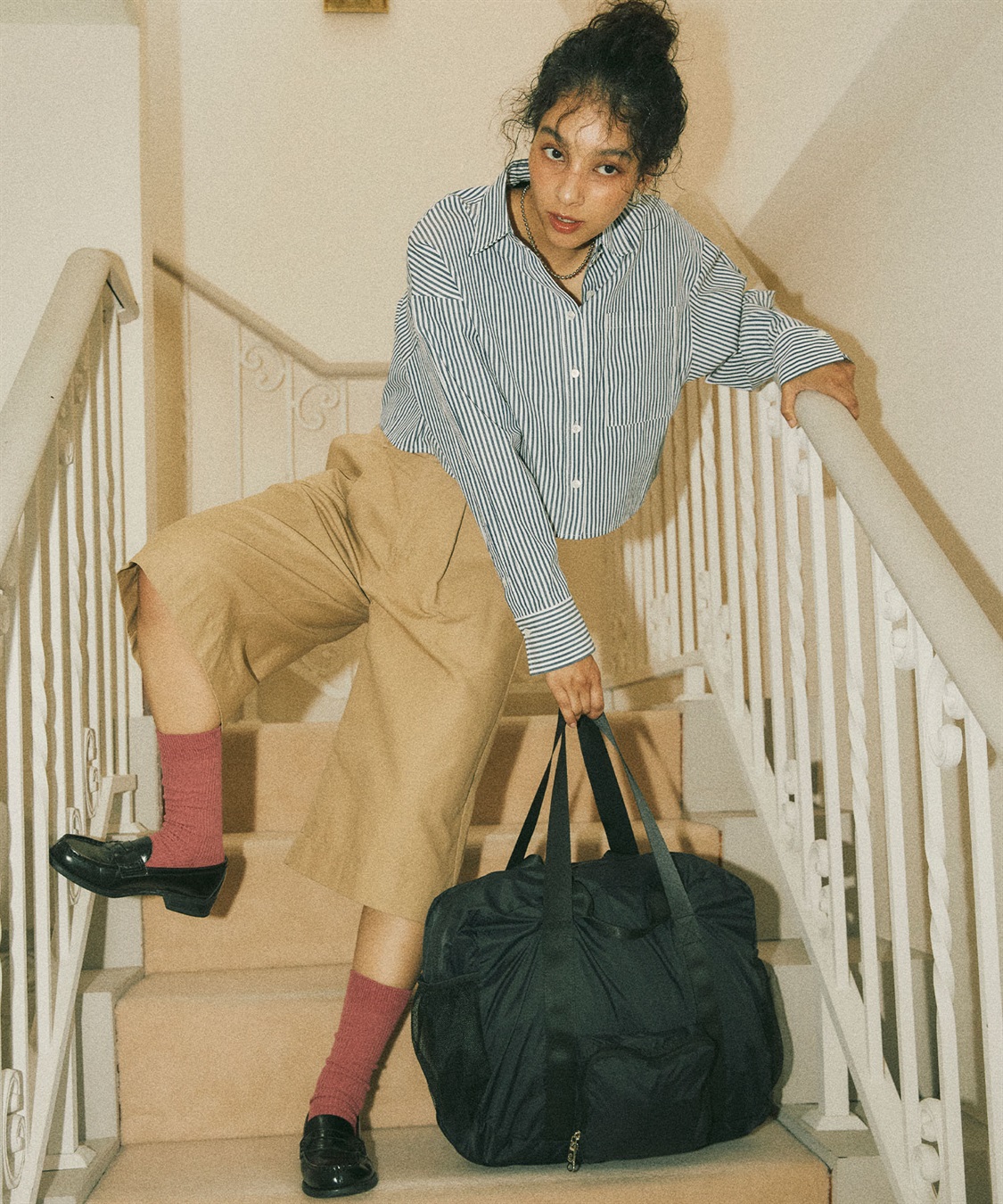 TRIP.INN】2WAYポケッタブルボストンバッグ Life Style by cross