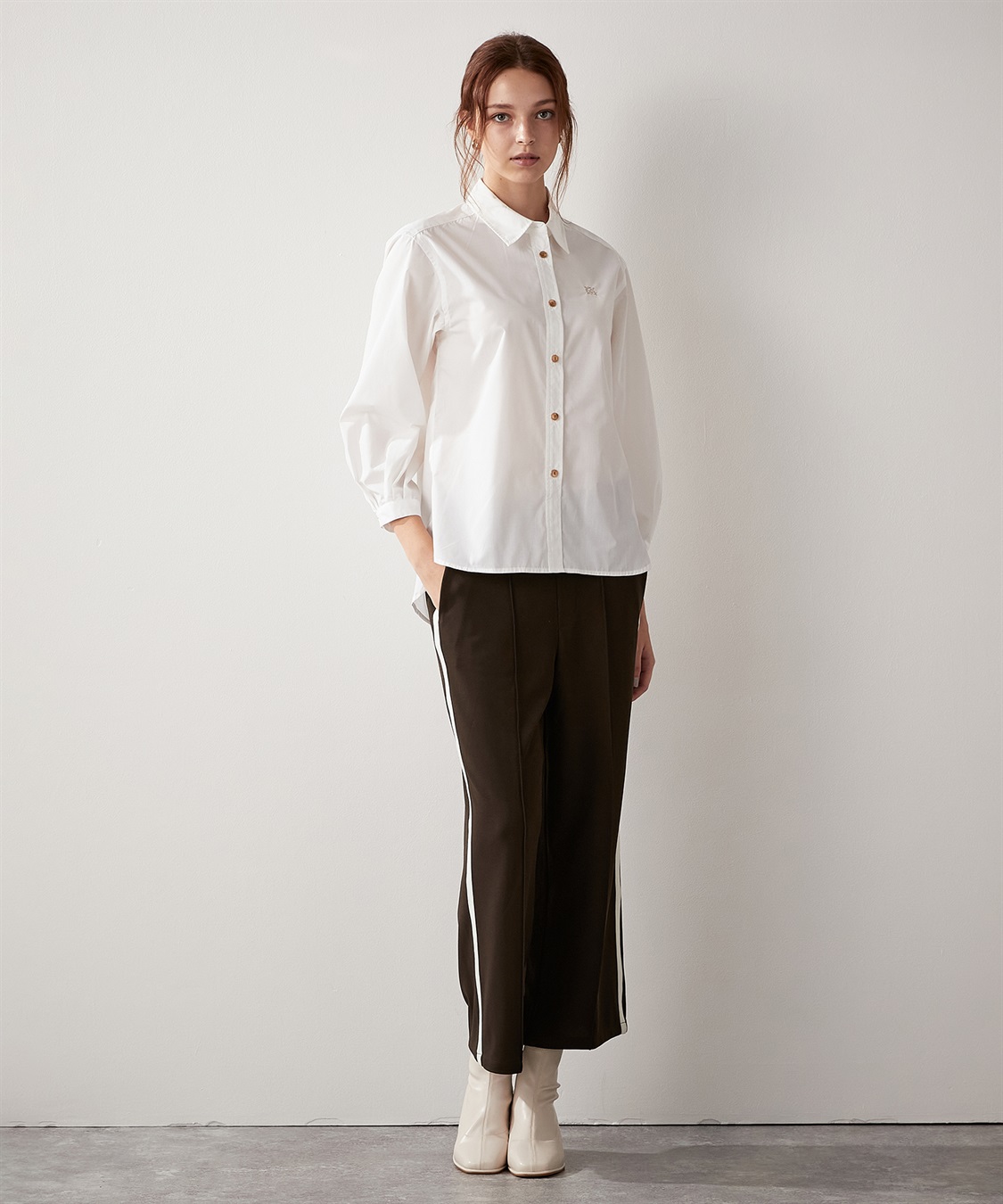 ワンポイント刺繍シャツ LE SOUK HOLIDAY｜クロスプラス公式通販サイト