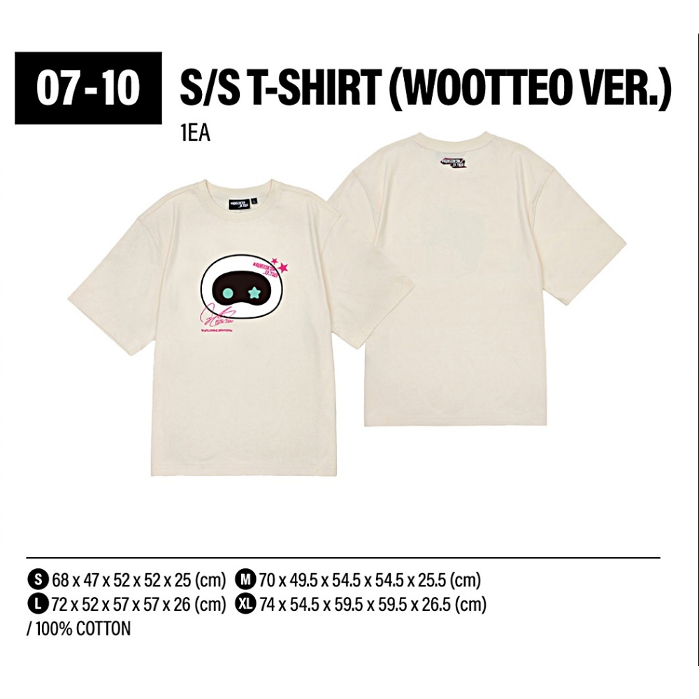 RUNSEOKJIN_EP TOUR ENCORE S/S T-SHIRT (WOOTTEO VER.) [PRE ORDER