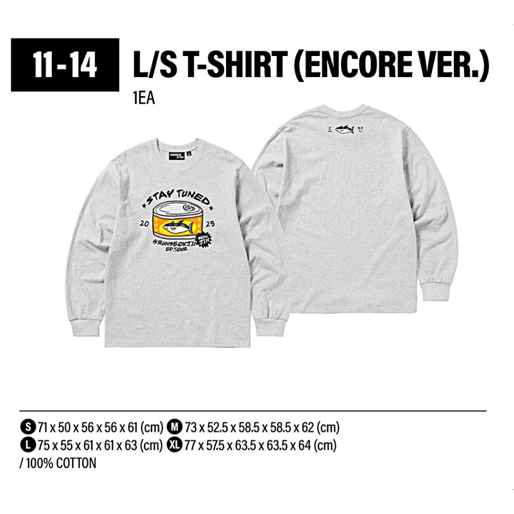 RUNSEOKJIN_EP TOUR ENCORE L/S T-SHIRT (ENCORE VER.) [PRE ORDER
