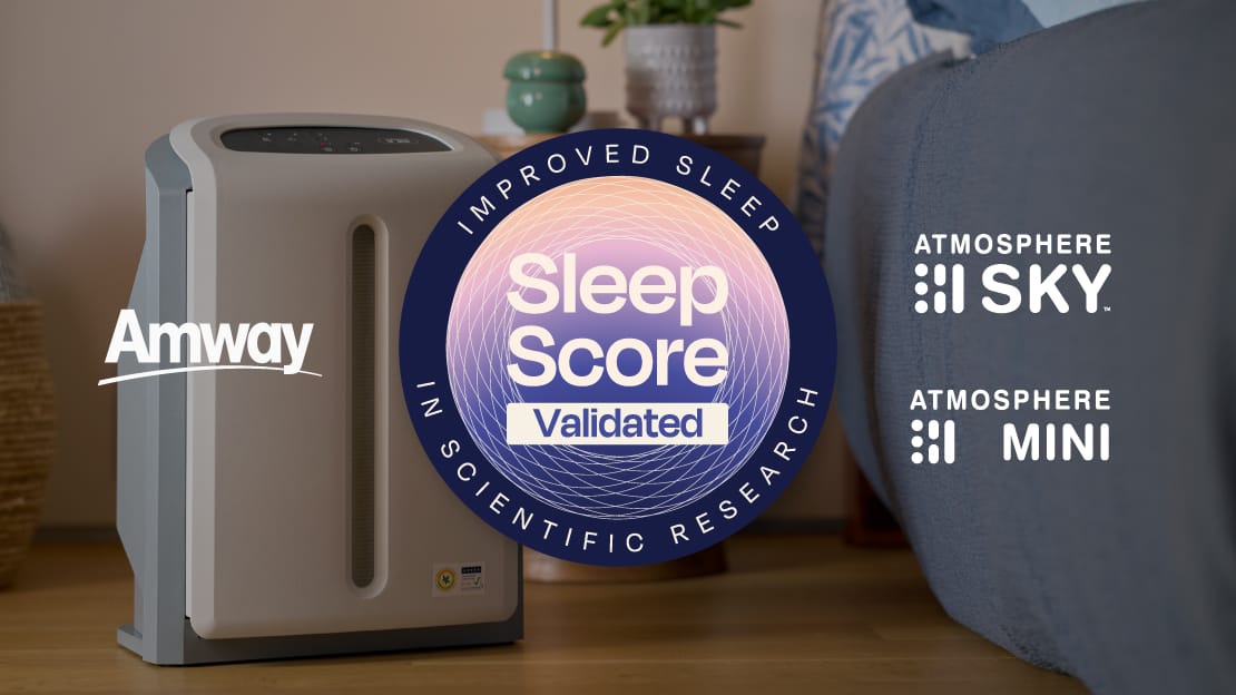 Amway Atmosphere Sky™ and Atmosphere Mini™ earn SleepScore Labs