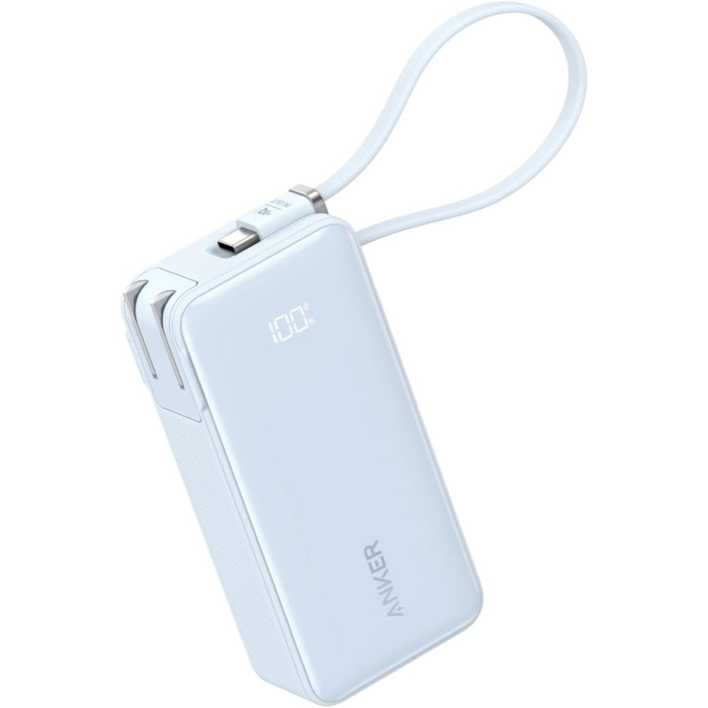 Anker Power Bank (10000mAh, Fusion, Built-In USB-C ケーブル