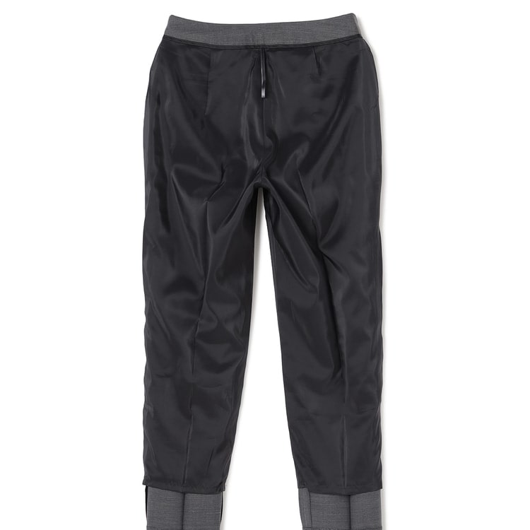 アウトレット】洗えるキレイスーツ ミディアムグレー クロップドパンツ