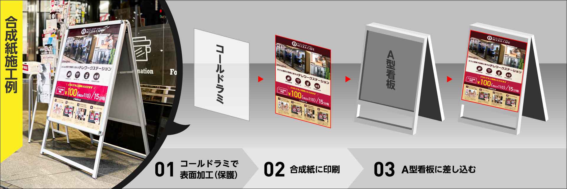合成紙大判出力（屋外ポスター、バナー、屋外用 ）| オンデマンド印刷