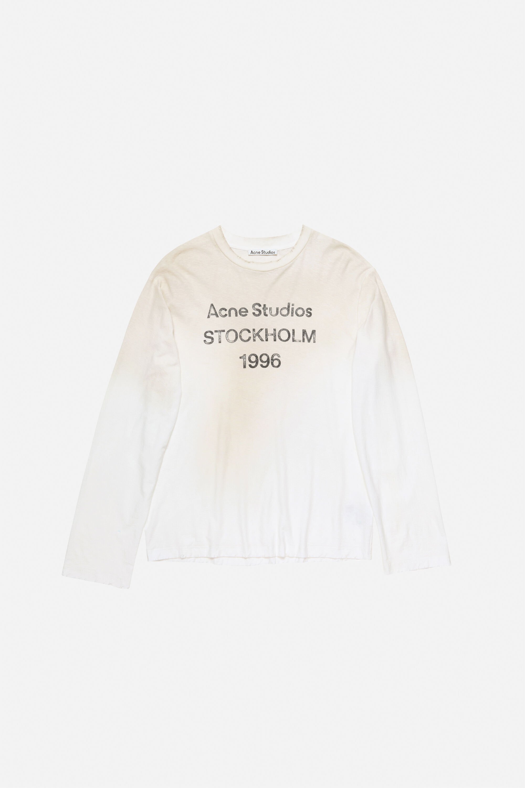 Acne Studios - ロゴTシャツ - リラックスフィット - ダスティホワイト