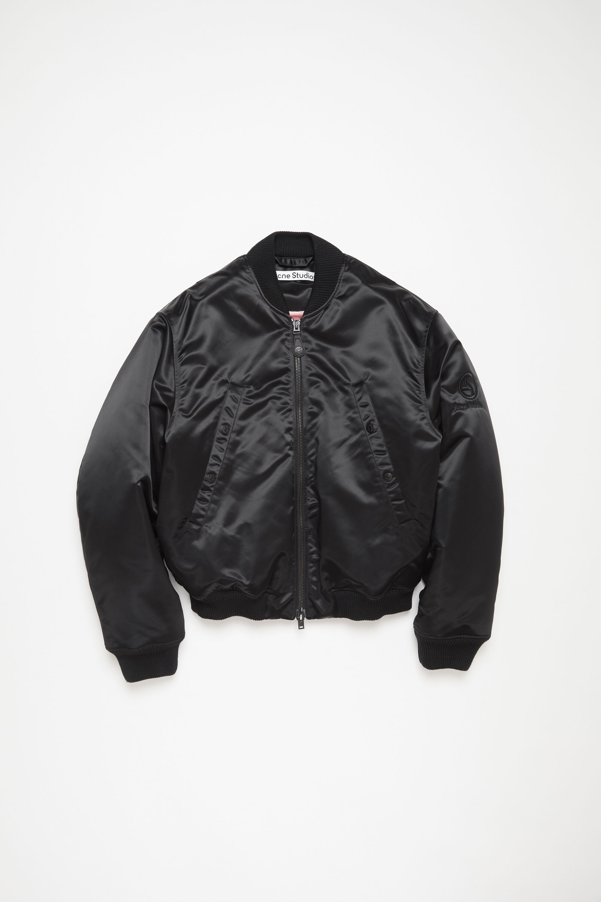 Acne Studios - ボンバージャケット ロゴグラム - ブラック