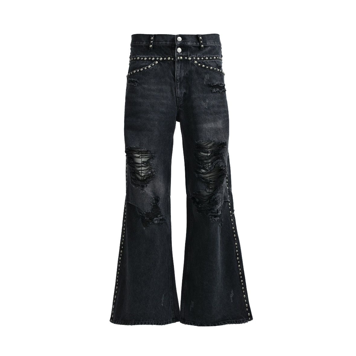 BREATH - 【残り一点】Suicide Studs Wide Denim Pants | ACRMTSM
