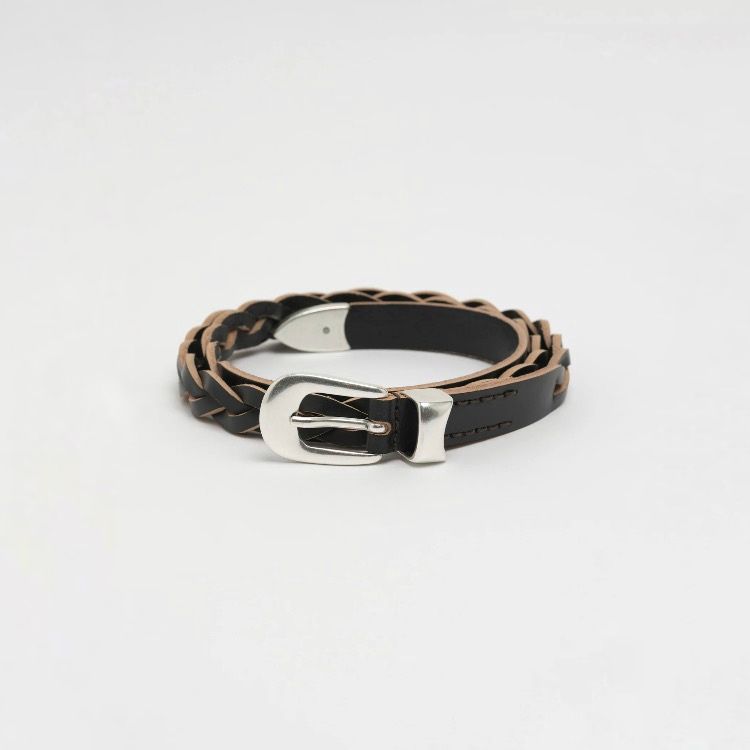 OUR LEGACY - 【残りわずか】2cm Braided Belt(BLACK) | ACRMTSM