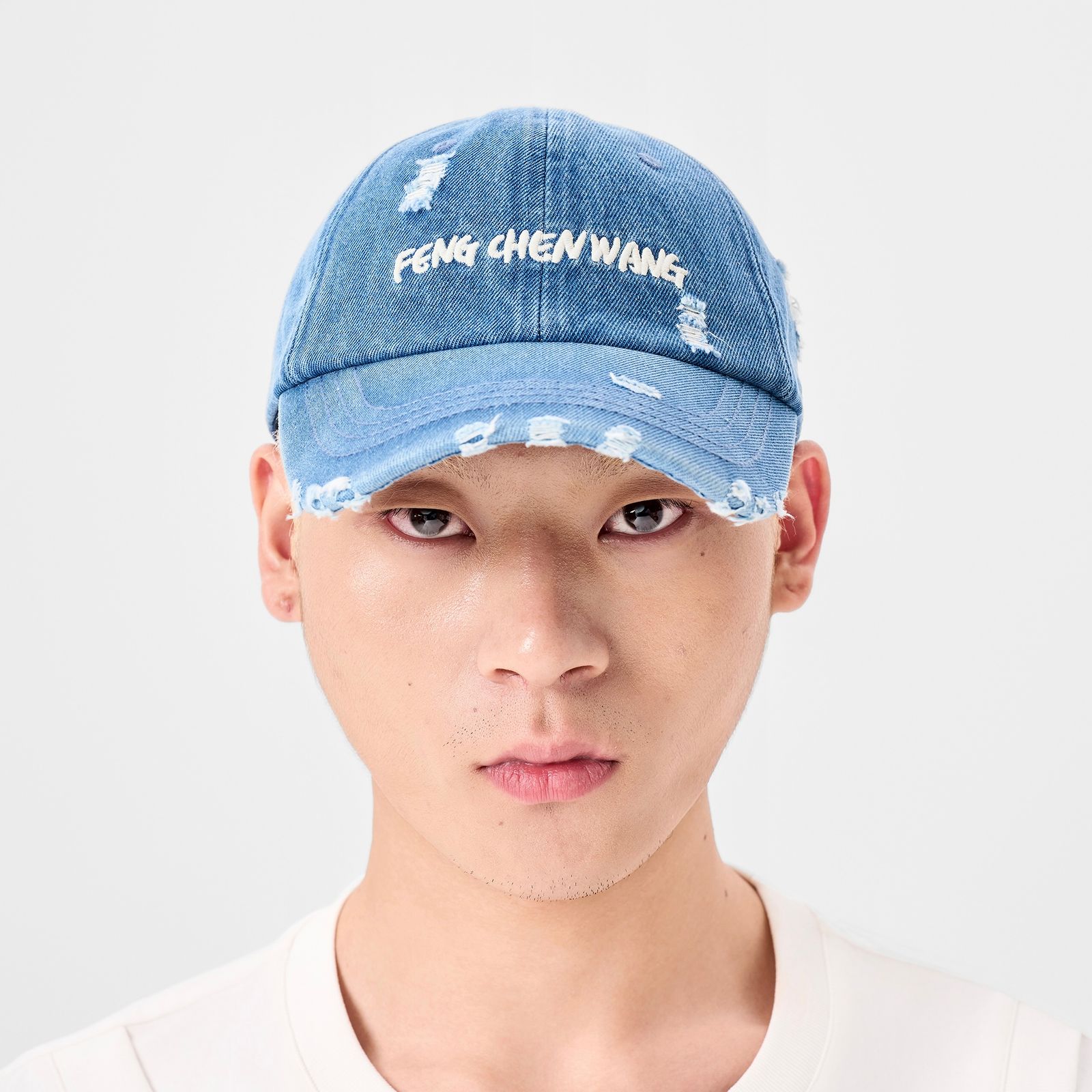 Feng Chen Wang - 【残りわずか】Distress Denim Cap | ACRMTSM ONLINE