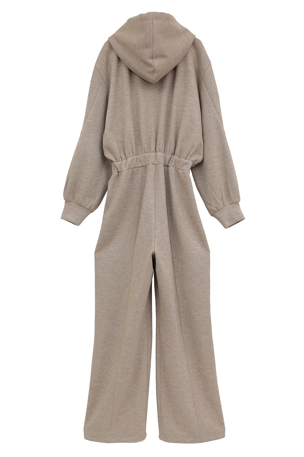 CLANE - フーディー付きオールインワン (BEIGE) | HOODED SWEAT ALL IN