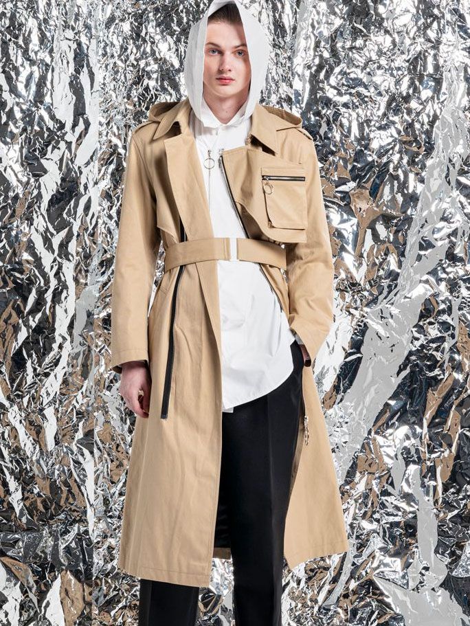 YUKI HASHIMOTO - フードトレンチコート - DETACHABLE HOODED TRENCH