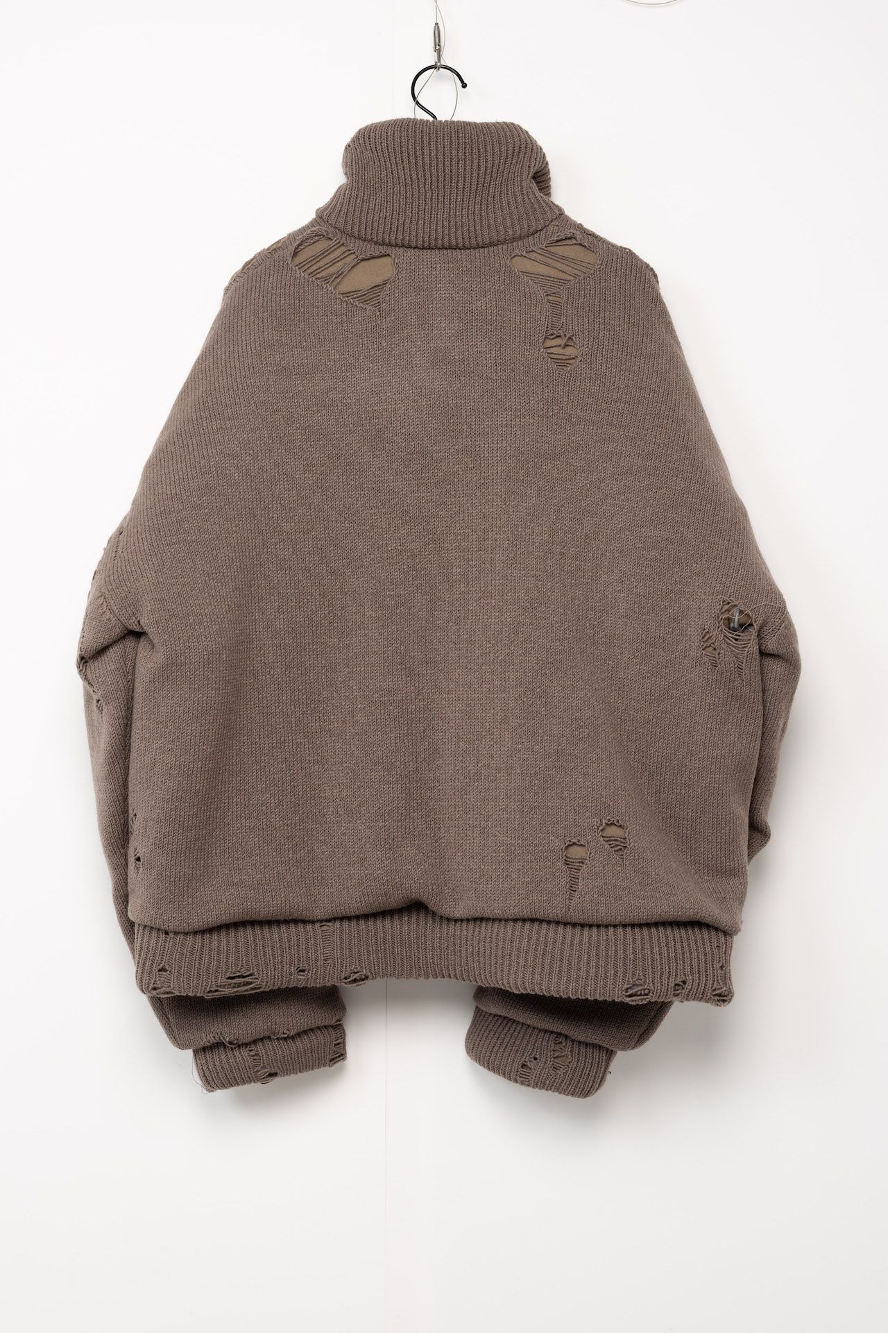 Maison MIHARA YASUHIRO - ジップ ニット カーディガン - padded zip