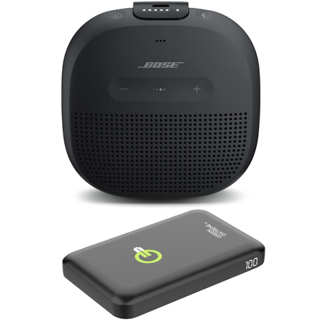 Bose SoundLink Micro Bluetooth Speaker, Black, Bundle with Power
