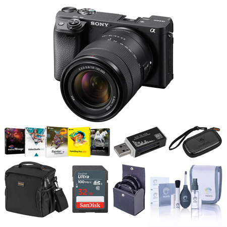 Sony Alpha a6400 Mirrorless Camera w/18-135mm f/3.5-5.6 OSS Lens