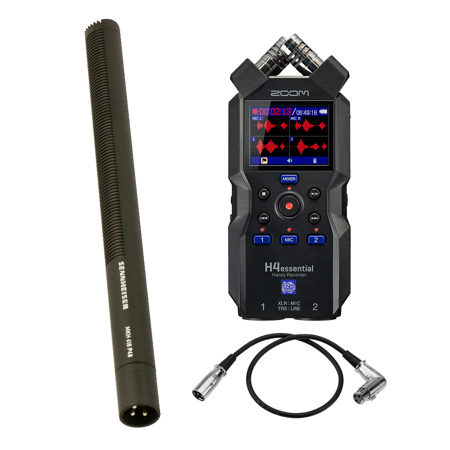 Sennheiser MKH-416 Short Interference Tube Mic, w/H4essential