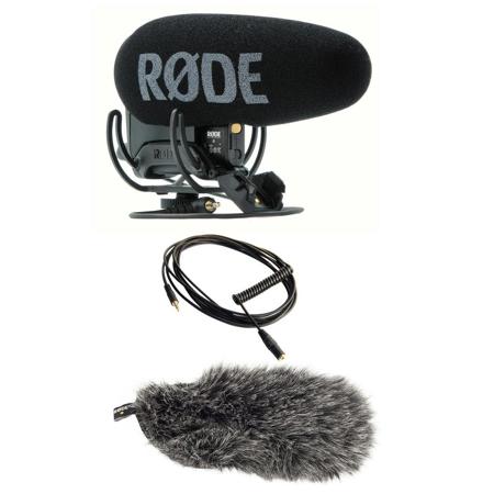 Rode VideoMic Pro+ Shotgun Mic w/DeadCat VMP+ Windshield and VC1