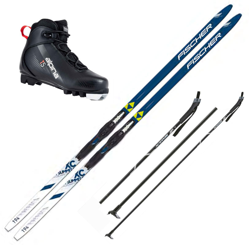 Fischer Summit Crown Ski Package: akers-ski.com