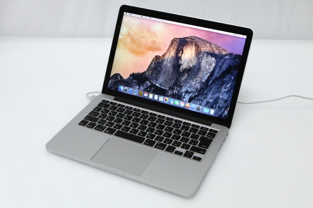 MacBook Pro 2015 A1502 13インチ シルバー i7 メモリ16GB SSD300GB