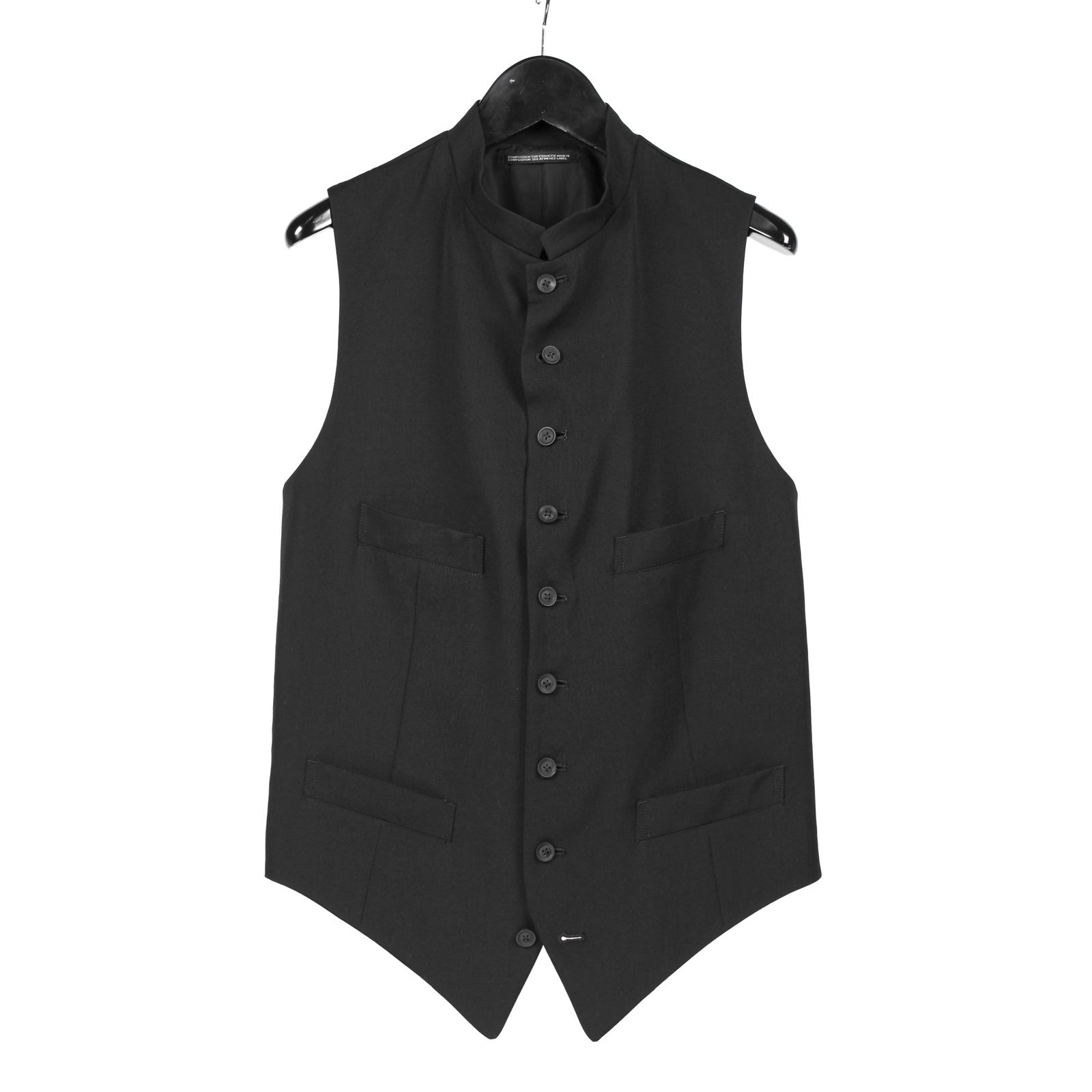 yohji yamamoto - pour homme | スタンドカラーV (メンズ) / ベスト