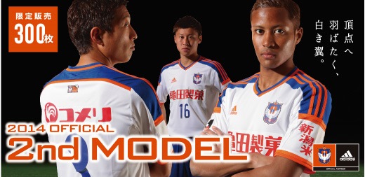 グッズ情報】2014オフィシャルユニフォーム2ndモデル（半袖）一般販売