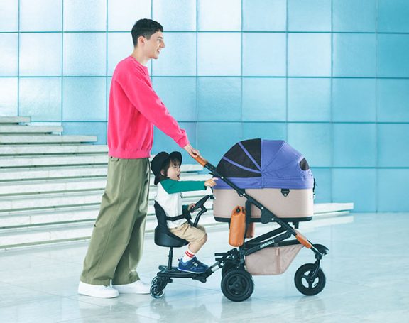 2WAY BOARD EX - AIRBUGGY FOR PET | ペットカートのエアバギー