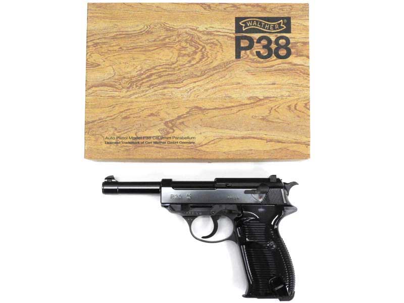 マルゼン] ワルサーP38 ブラックメタル JAN改定後ロット ガスブロー