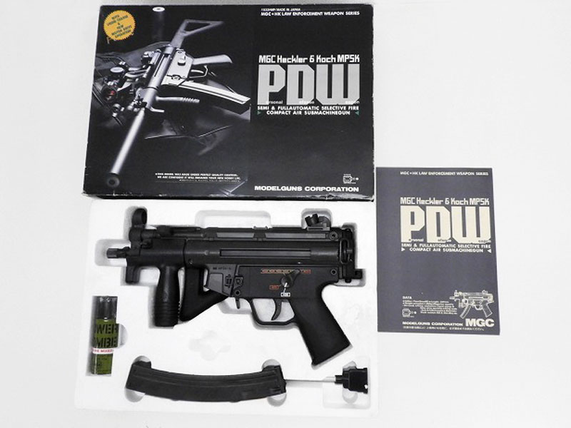 MGC] H&K MP5K PDW セミ/フルセレクティブ 電動ガスガン (中古)の販売
