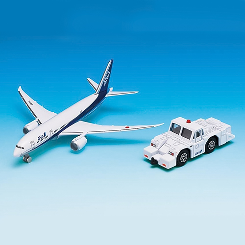 ANA ダイキャストセット 飛行機＆トーイングトラクター