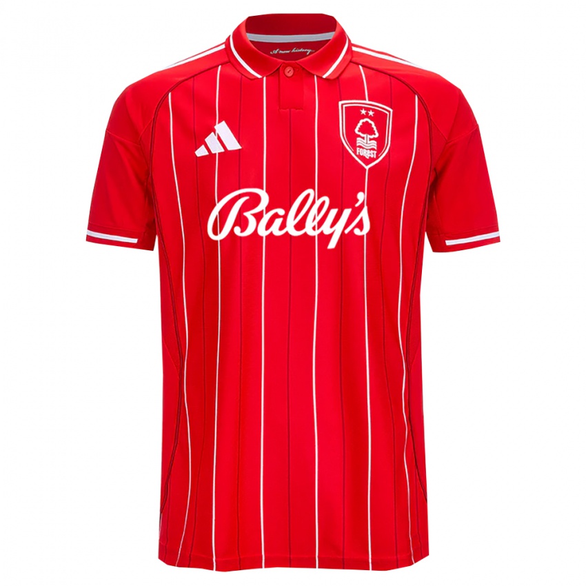 メンズモーガン・ギブス＝ホワイト#10レッド ホワイトホームシャツ2025