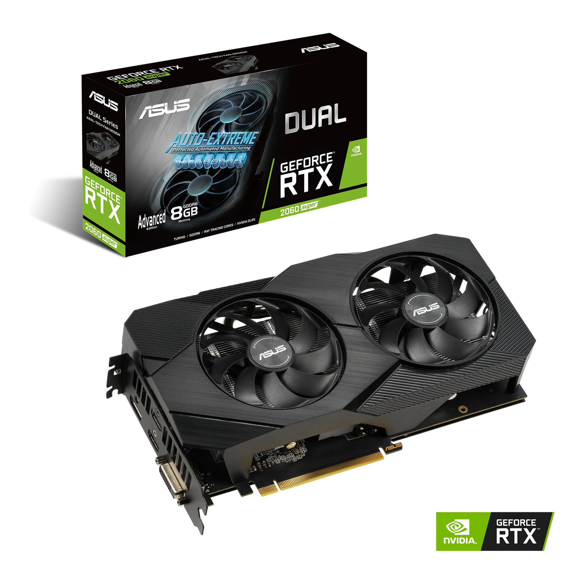 DUAL-RTX2060S-A8G-EVO-V2｜Graphics Cards｜ASUS Global