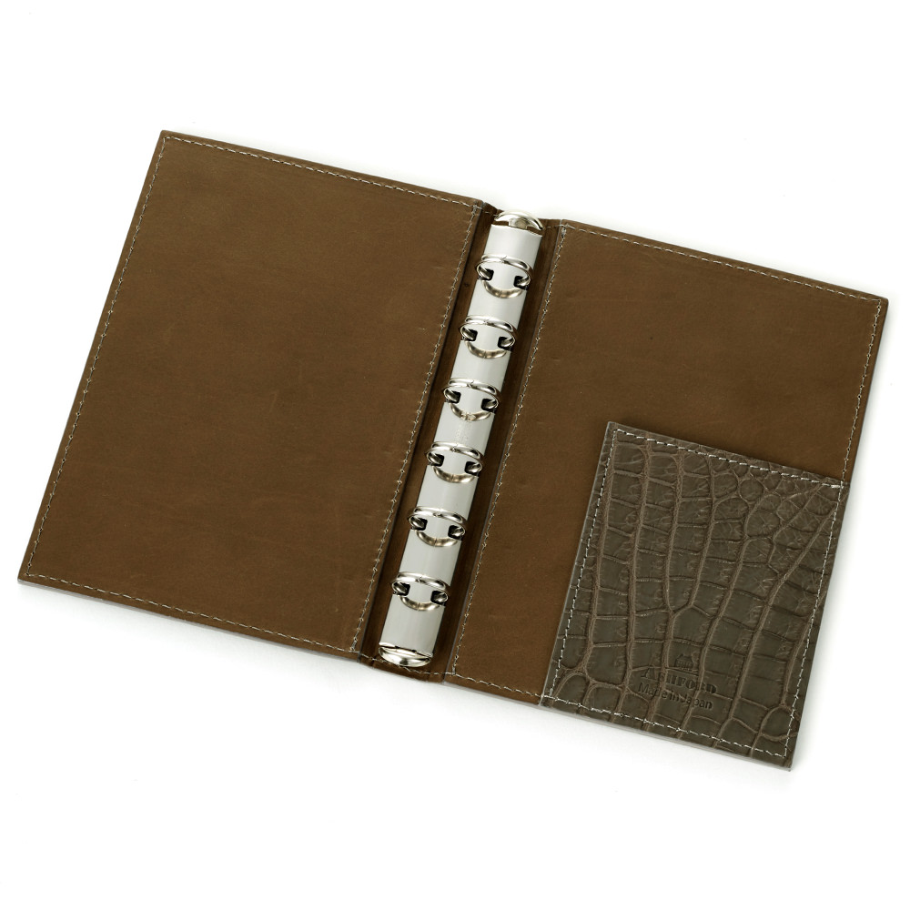 貴重 アシュフォード キャバリア(A5) システム手帳 コードバン 貴重