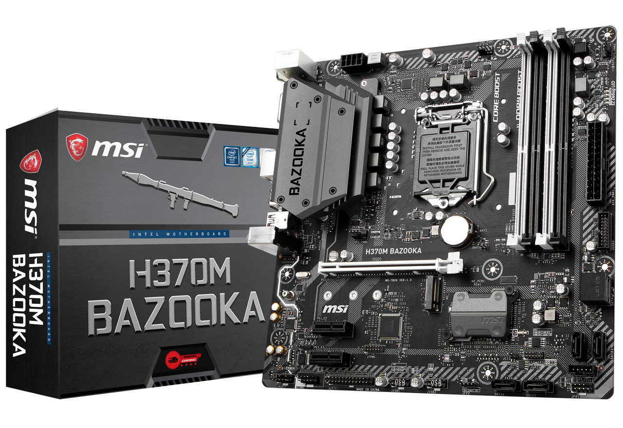 Intel Core i7 / MSI H370M / メモリ32GB セット H370M BAZOOKA | MSI