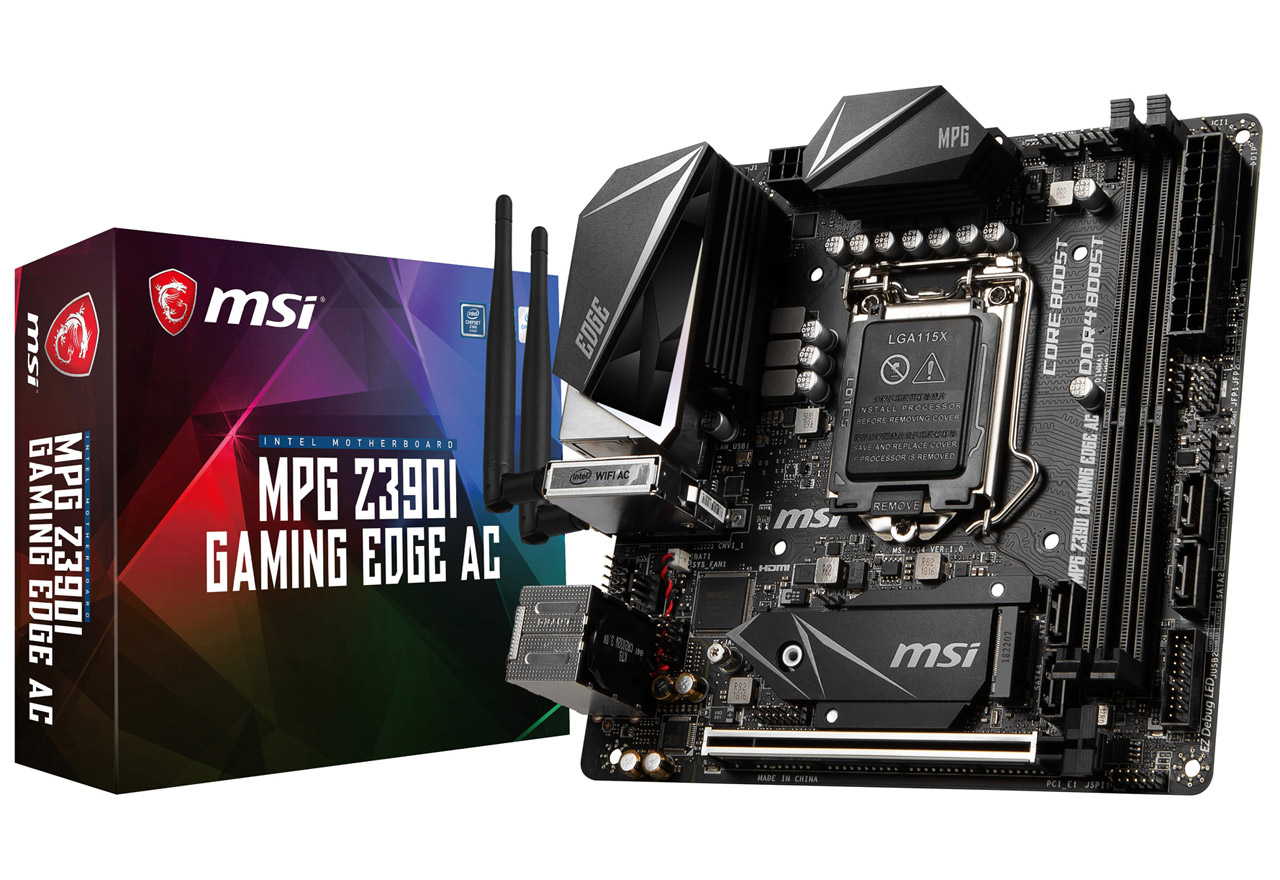 MPG Z390I GAMING EDGE AC | MSI マザーボード Intel Z390チップセット