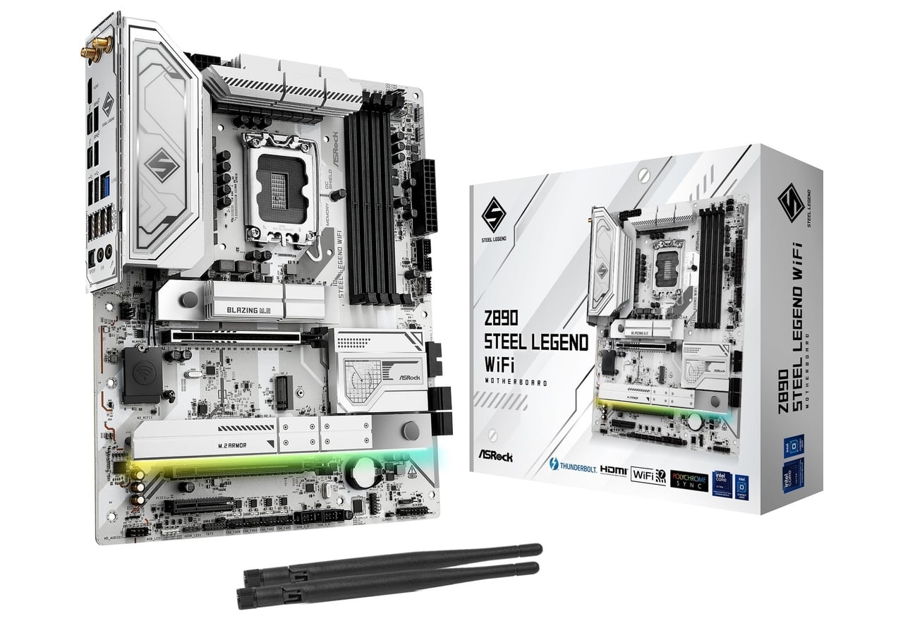 Z890 Steel Legend WiFi | ASRock マザーボード Intel Z890チップ