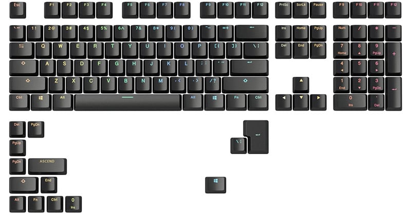 ABS Doubleshot V2 Keycapsシリーズ | Glorious 自作キーボード キー