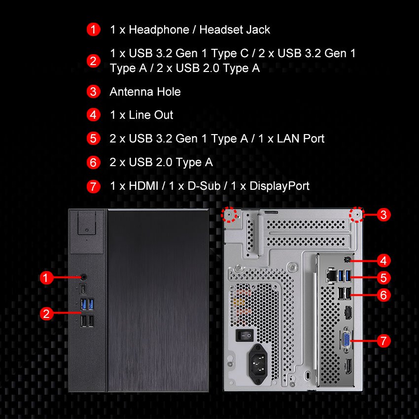 Windowsデスクトップ ASRock DESKMEET x300 Ryzen 5 4500 ASRock DeskMeet X300/B/BB/BOX/JP | パソコン工房【公式通販】