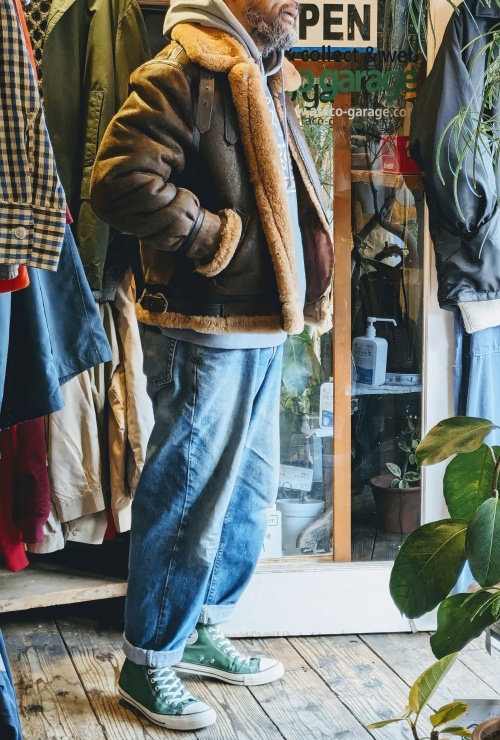 USA製 Schott ショット B-3フライトジャケット リアルムートン 38