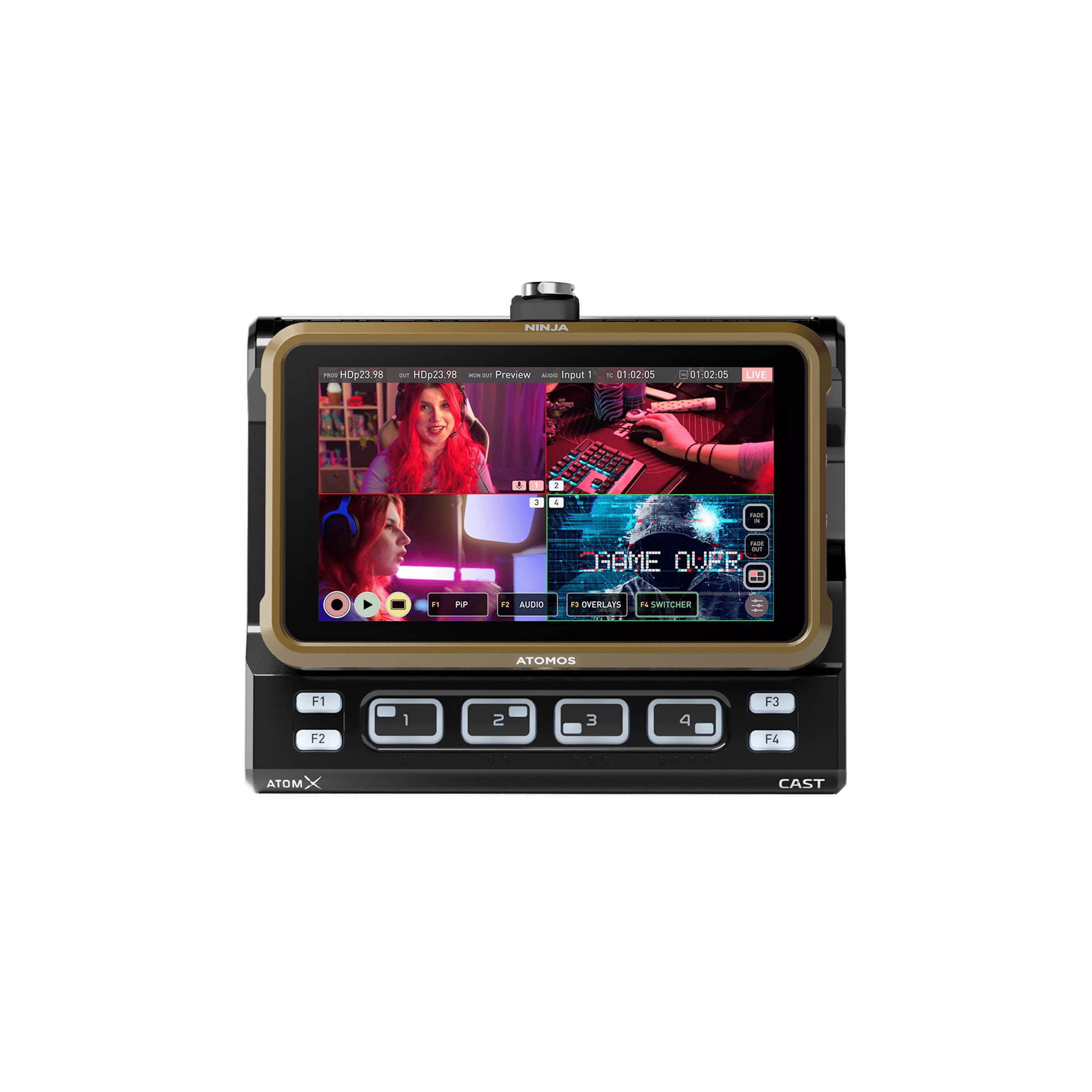 Ninja 5″ Monitor-Recorder + AtomX Cast Switcher | Atomos
