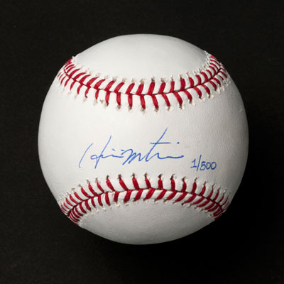 日米通算500本塁打達成記念 豪華展示額入り『松井秀喜 直筆サイン