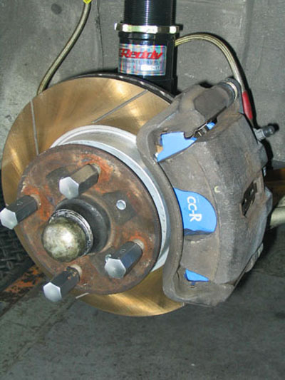 AE86ブレーキ大径化