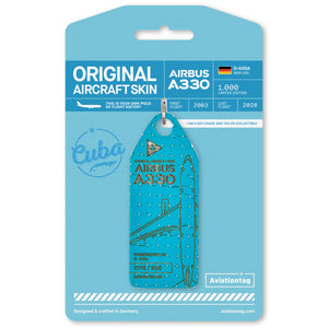 Aviationtag Eurowings A330 Single Colour Aircraft Skin Tag D-AXGA