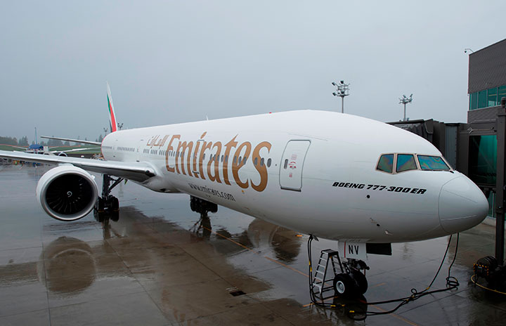 数字で見る777-300ER エミレーツ航空に100機目納入